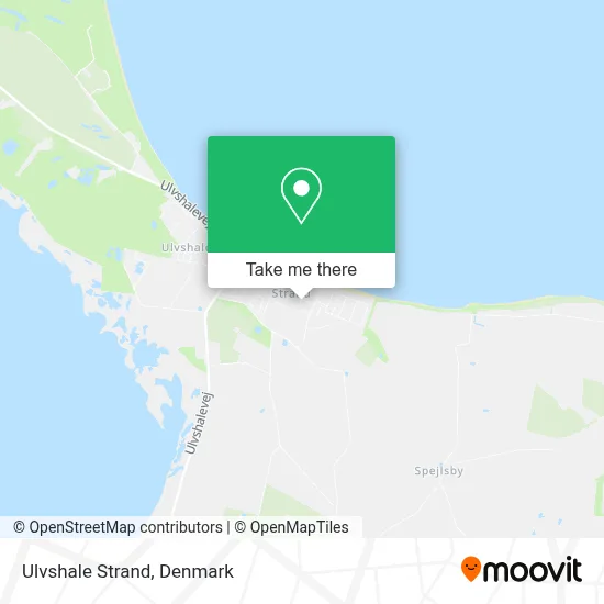 Ulvshale Strand map