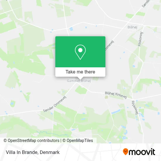 Villa In Brande map