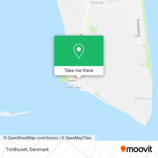 Toldhuset map
