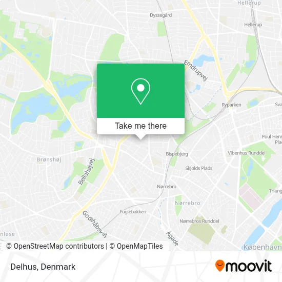 Delhus map
