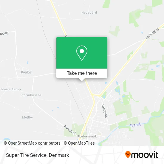 Super Tire Service map