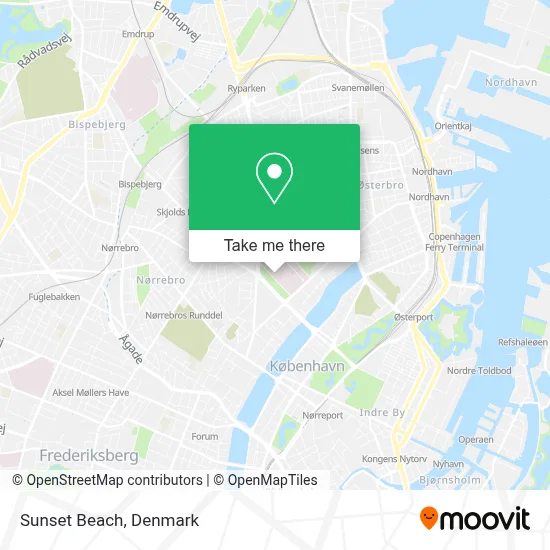 Sunset Beach map