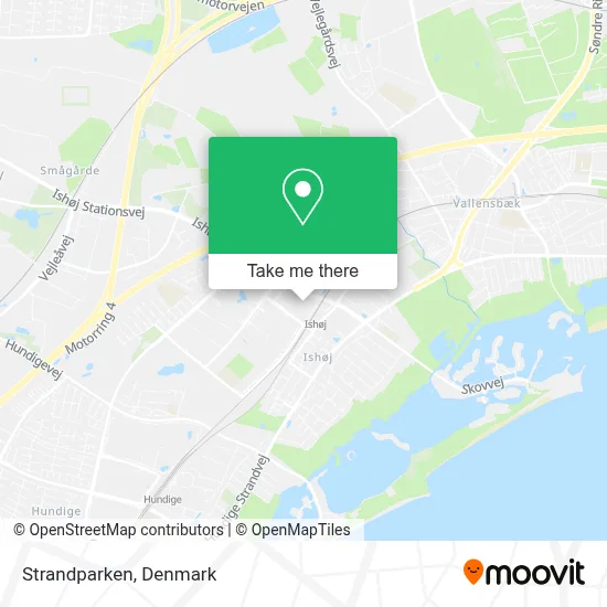Strandparken map