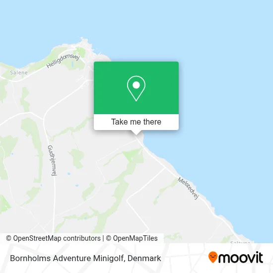 Bornholms Adventure Minigolf map