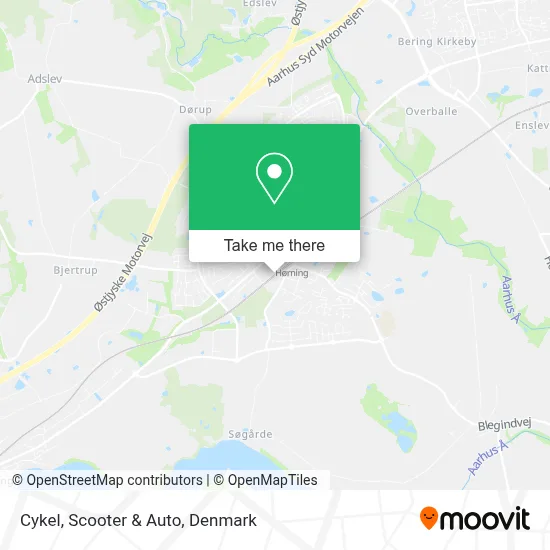 Cykel, Scooter & Auto map