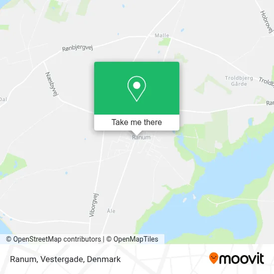 Ranum, Vestergade map