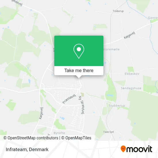 Infrateam map