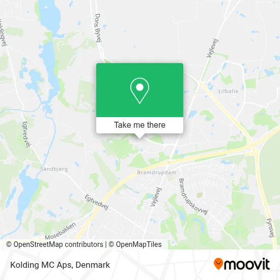 Kolding MC Aps map