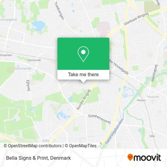 Bella Signs & Print map