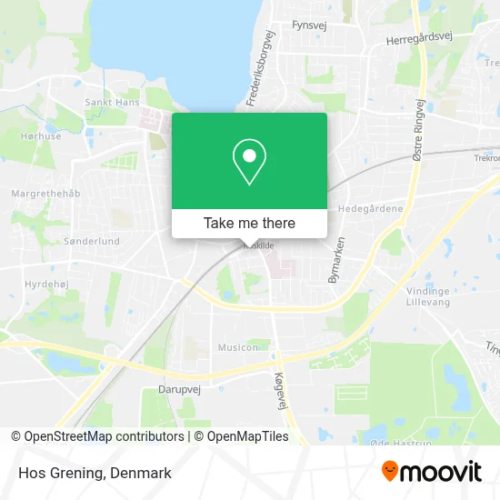 Hos Grening map