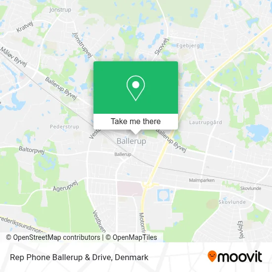 Rep Phone Ballerup & Drive map