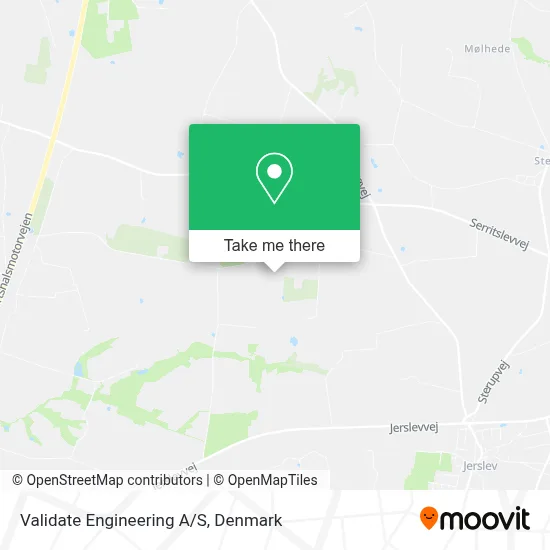 Validate Engineering A/S map