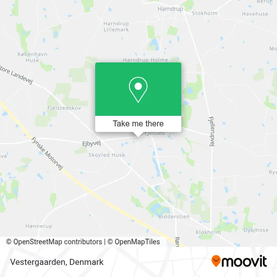 Vestergaarden map