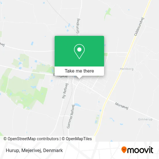 Hurup, Mejerivej map