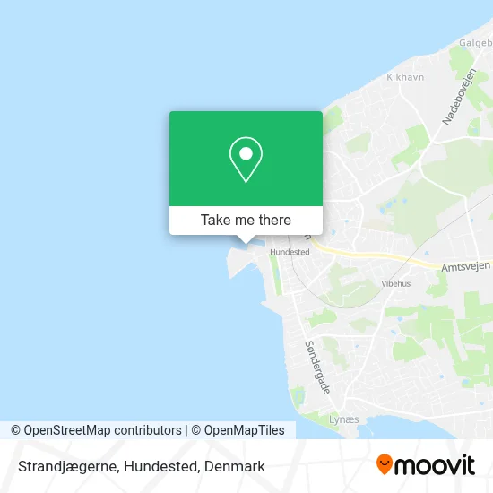 Strandjægerne, Hundested map