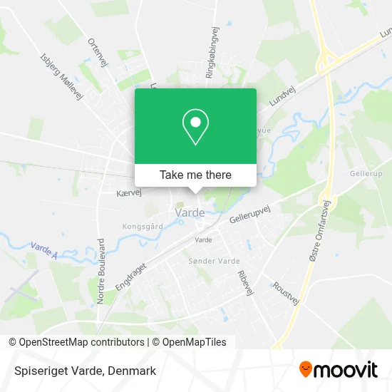 Spiseriget Varde map