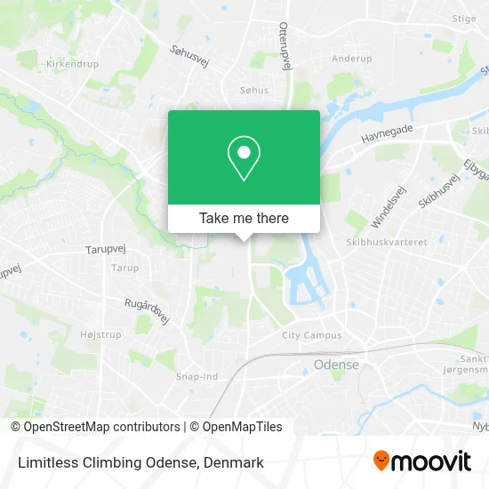 Limitless Climbing Odense map