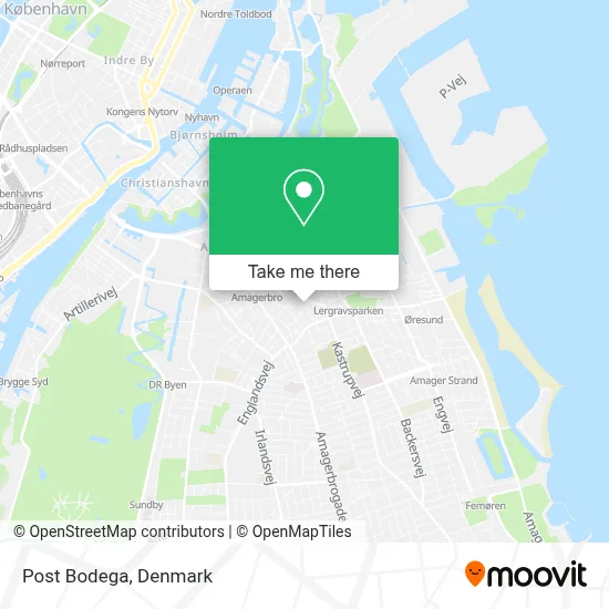 Post Bodega map