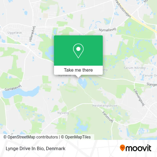 Lynge Drive In Bio map