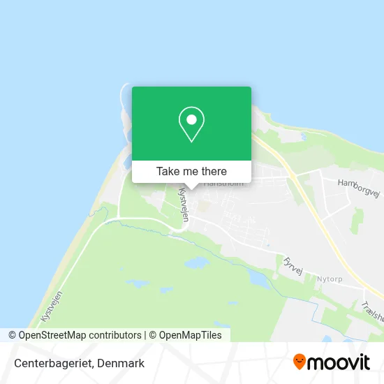 Centerbageriet map