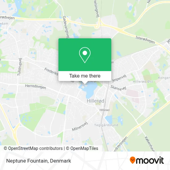 Neptune Fountain map