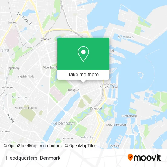 Headquarters map