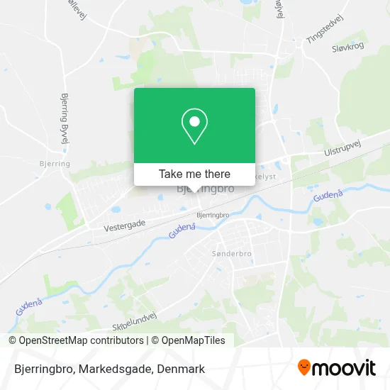 Bjerringbro, Markedsgade map