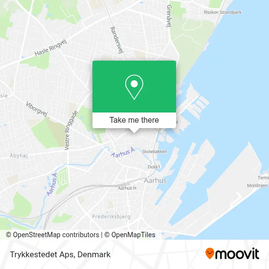 Trykkestedet Aps map