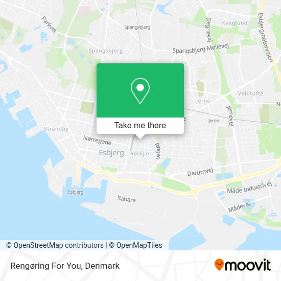 Rengøring For You map