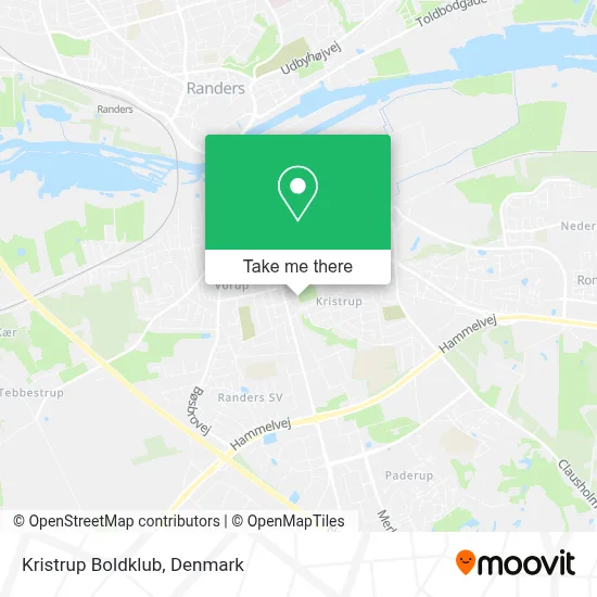 Kristrup Boldklub map