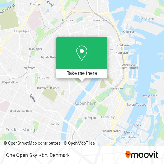 One Open Sky Kbh map