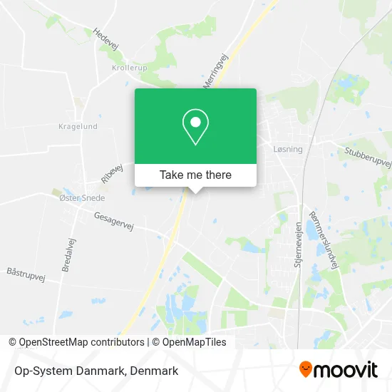 Op-System Danmark map
