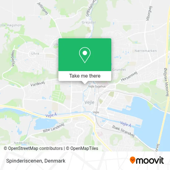 Spinderiscenen map