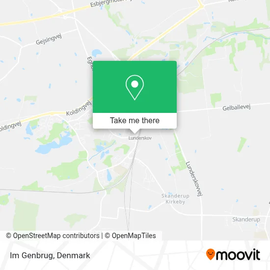 Im Genbrug map