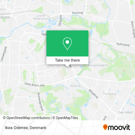Ikea Odense map