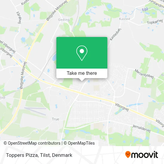 Toppers Pizza, Tilst map
