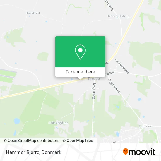 Hammer Bjerre map