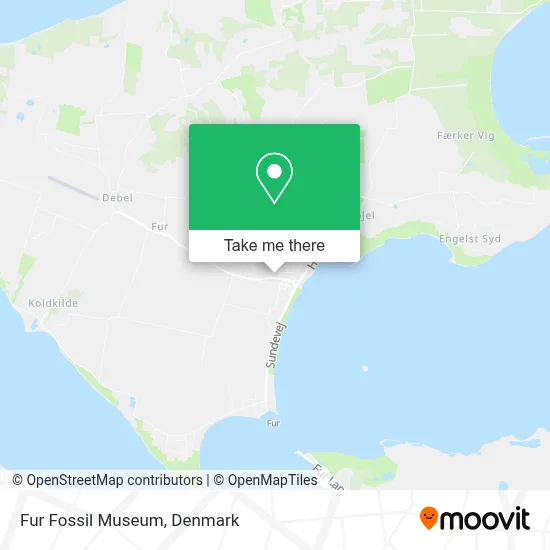 Fur Fossil Museum map