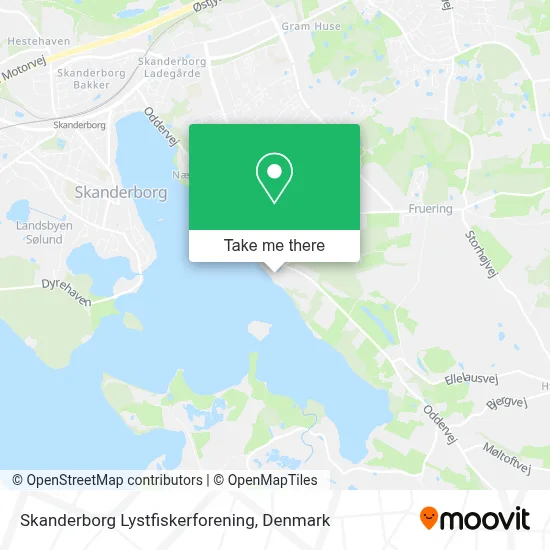 Skanderborg Lystfiskerforening map