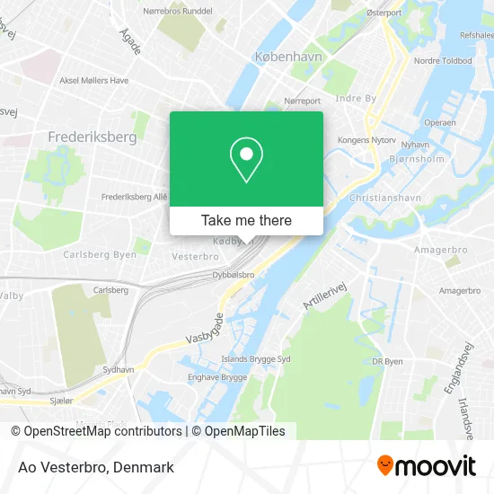 Ao Vesterbro map
