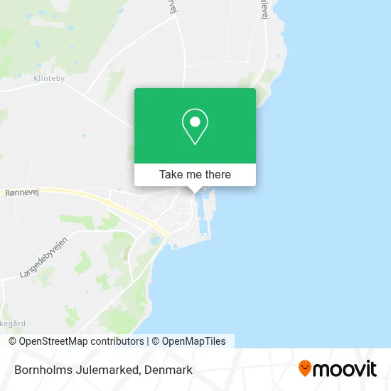 Bornholms Julemarked map