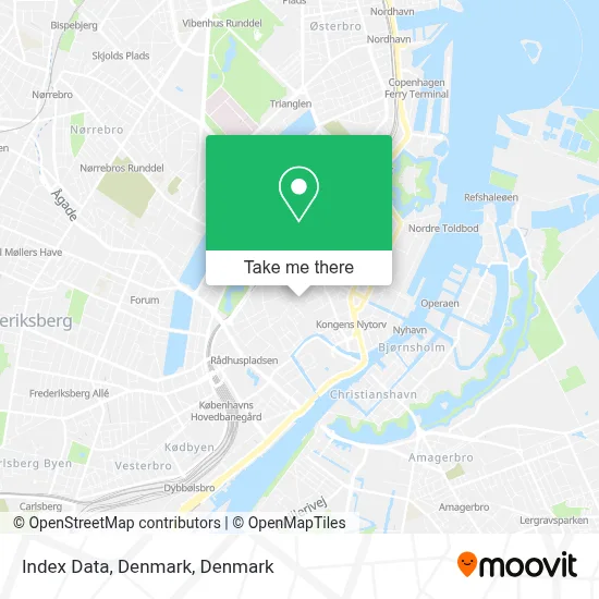 Index Data, Denmark map