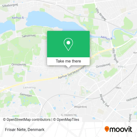 Frisør Nete map