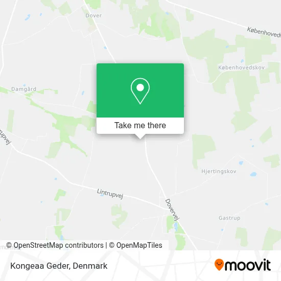 Kongeaa Geder map