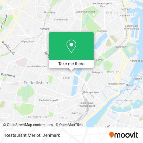 Restaurant Merlot map