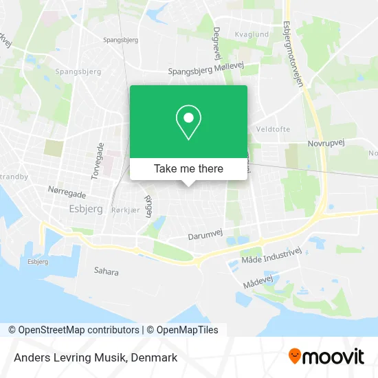Anders Levring Musik map