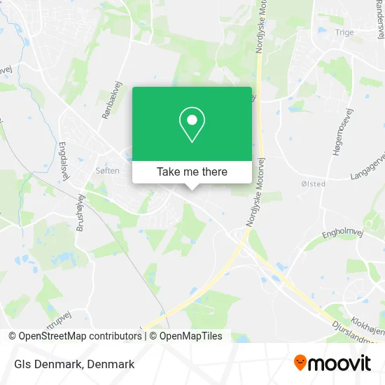 Gls Denmark map