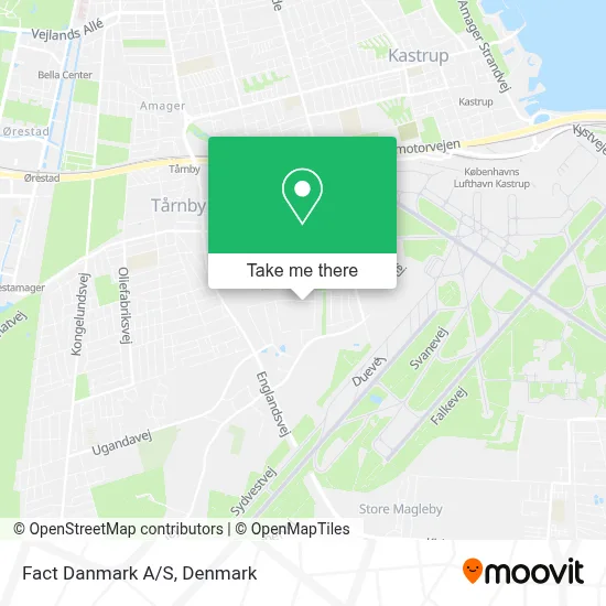 Fact Danmark A/S map
