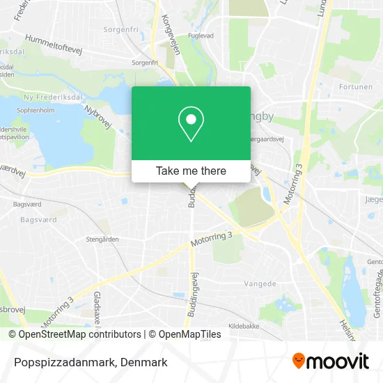 Popspizzadanmark map