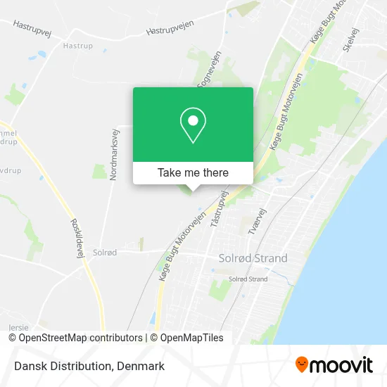 Dansk Distribution map